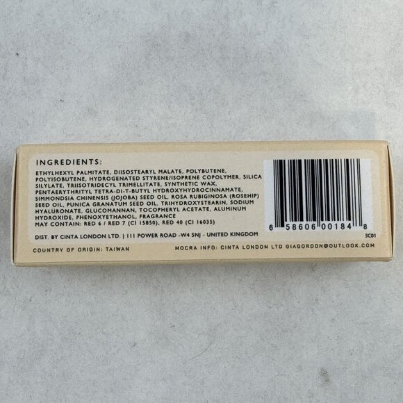 Cinta London Mela Lip Oil 6ml Red Hydrating Nourishing Formula Clean Beauty NEW - Picture 4 of 10